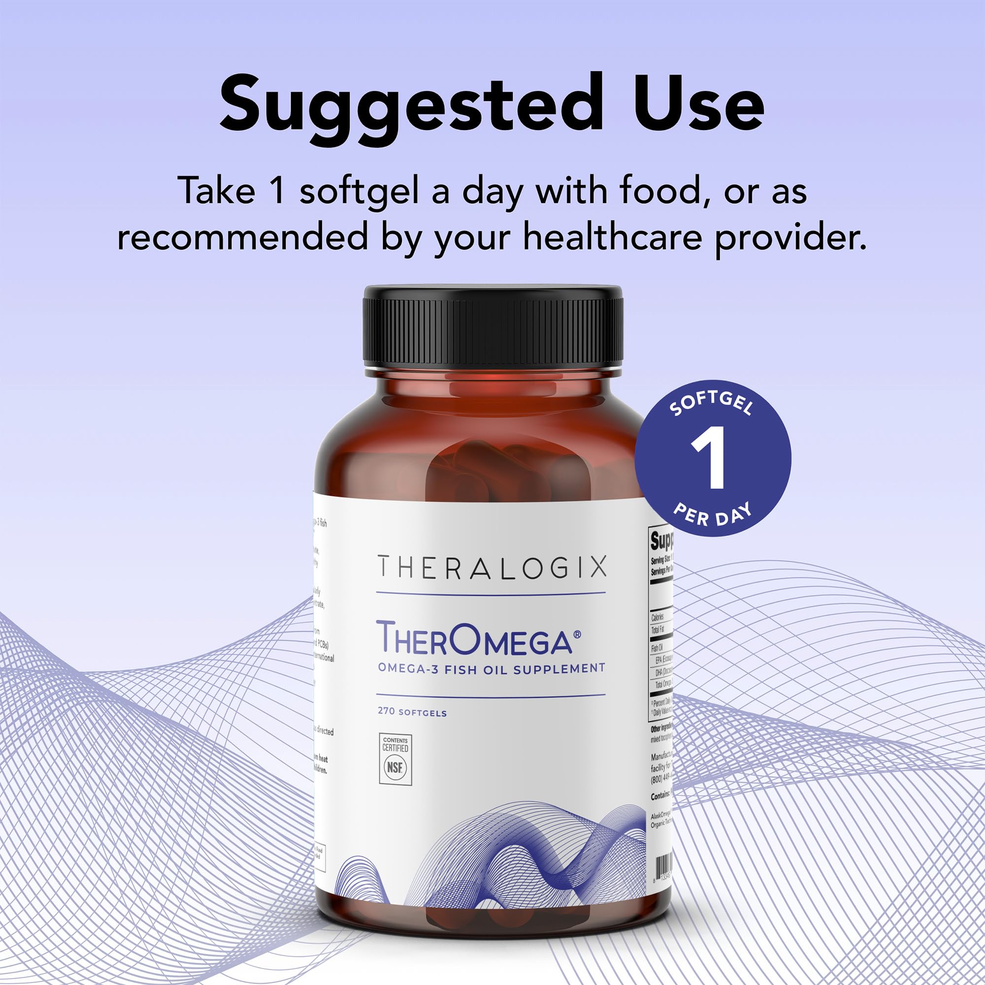 Theralogix TherOmega: sourcing durable depuis l Alaska Pollock.