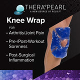 TheraPearl fixation confortable pour genou, maintien en place pendant une séance sportive
