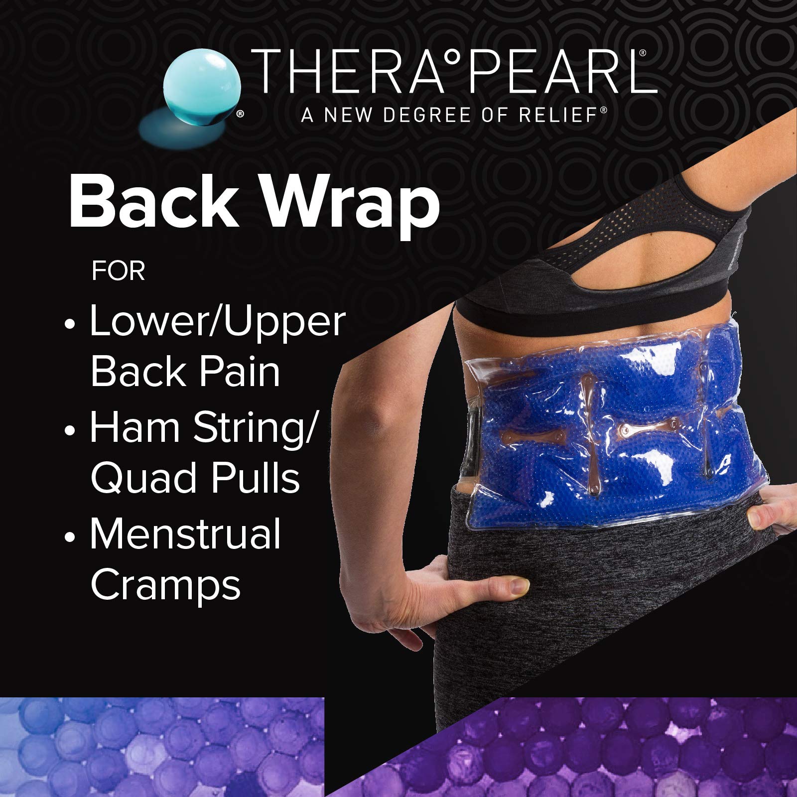 TheraPearl refroidissement au congélateur pour apaiser les tensions.