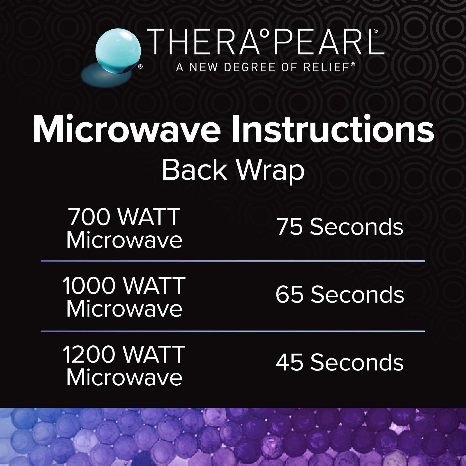 TheraPearl sans latex, BPA et phtalates pour une utilisation sûre.