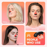 therapie-lumiere-rouge-nez programme 2-3 sessions de 10 minutes chacune