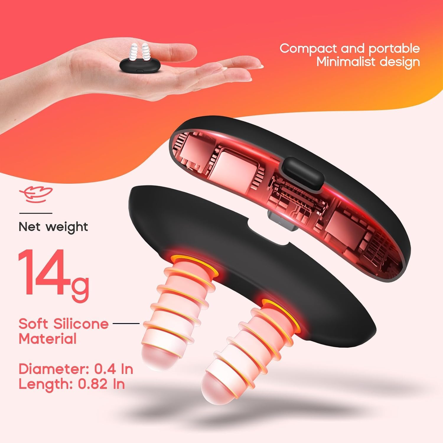 therapie-lumiere-rouge-nez utilisation portable à domicile ou en déplacement