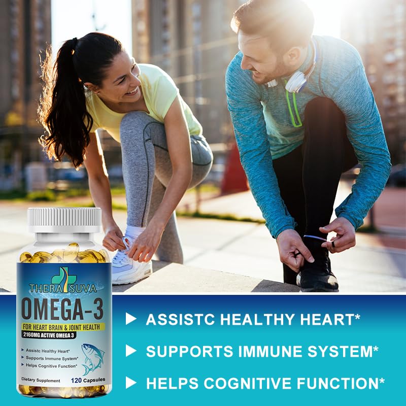 TheraSuva Omega-3 – Gélules faciles à avaler