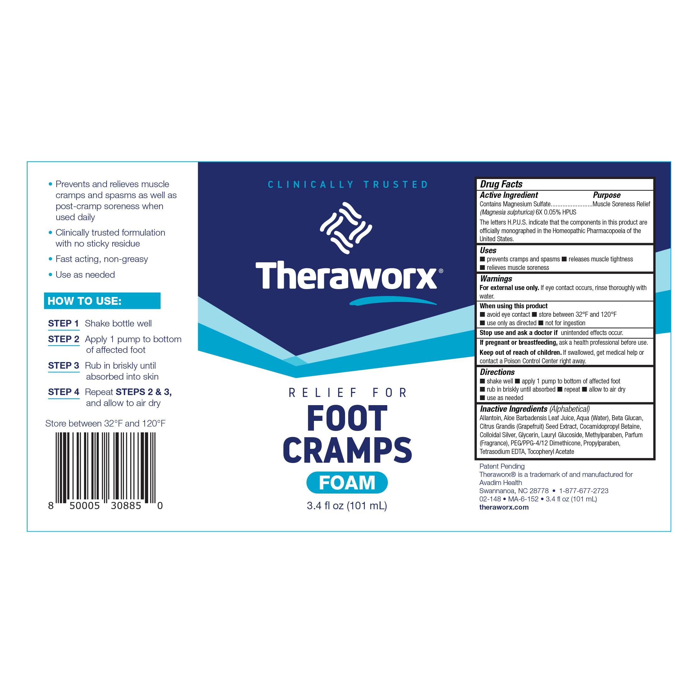 Utilisation quotidienne sûre avec Theraworx Foam