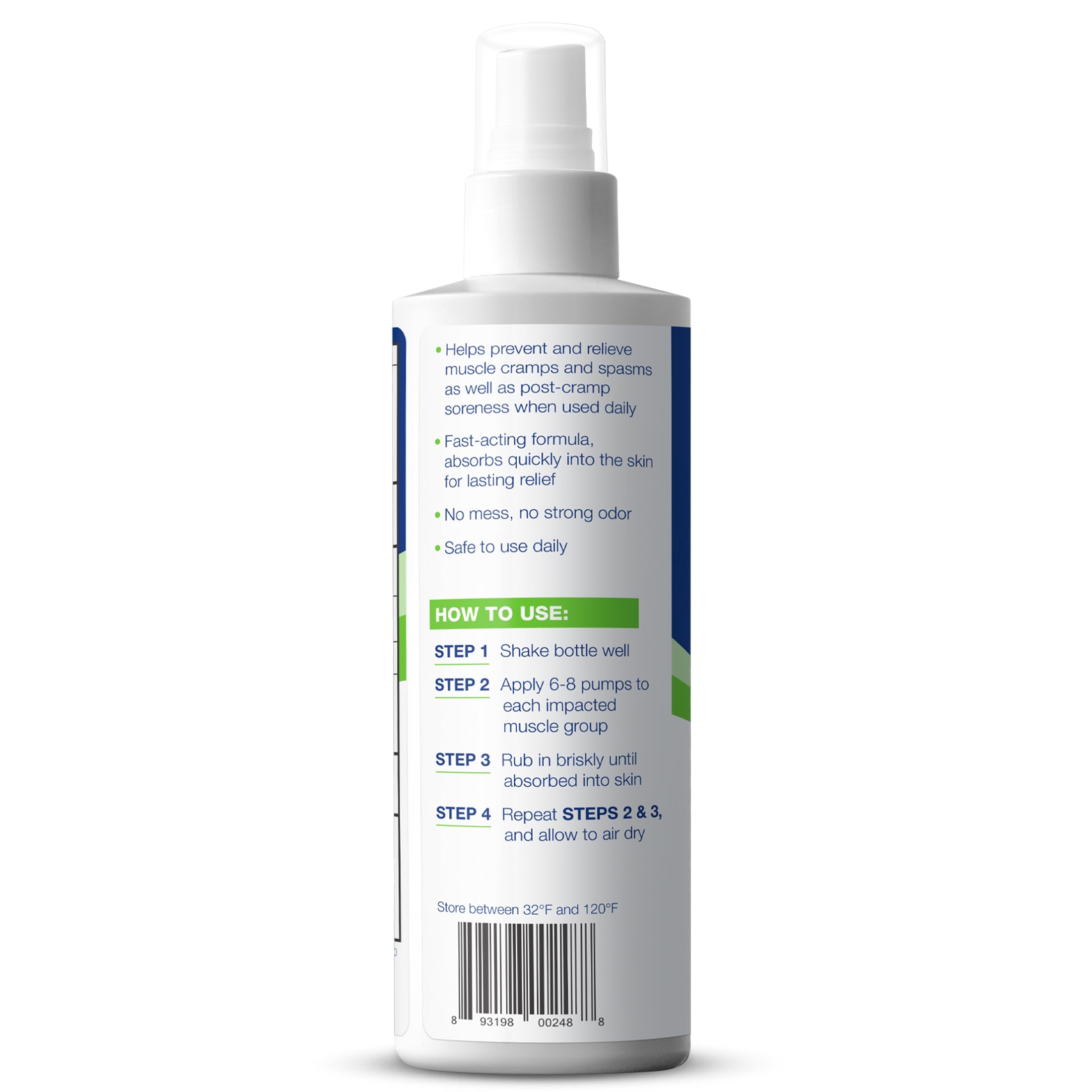 Theraworx Relief absorption rapide: sensation de fraîcheur après l'application.