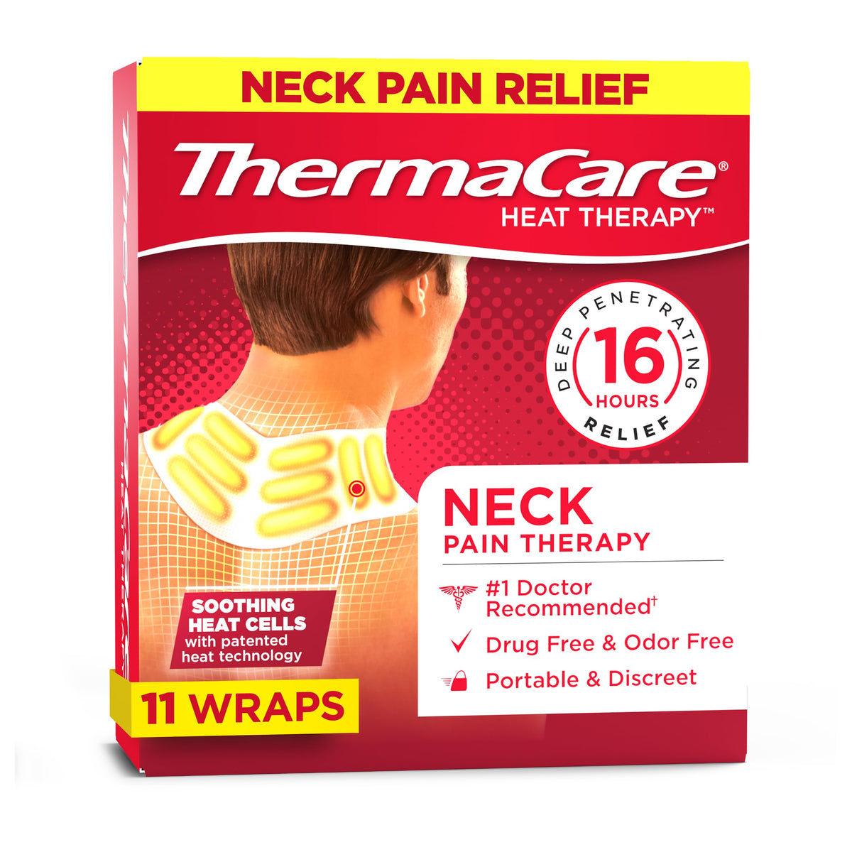 ThermaCare bandes chauffantes pour le cou et l epaule, soulagement potentiel