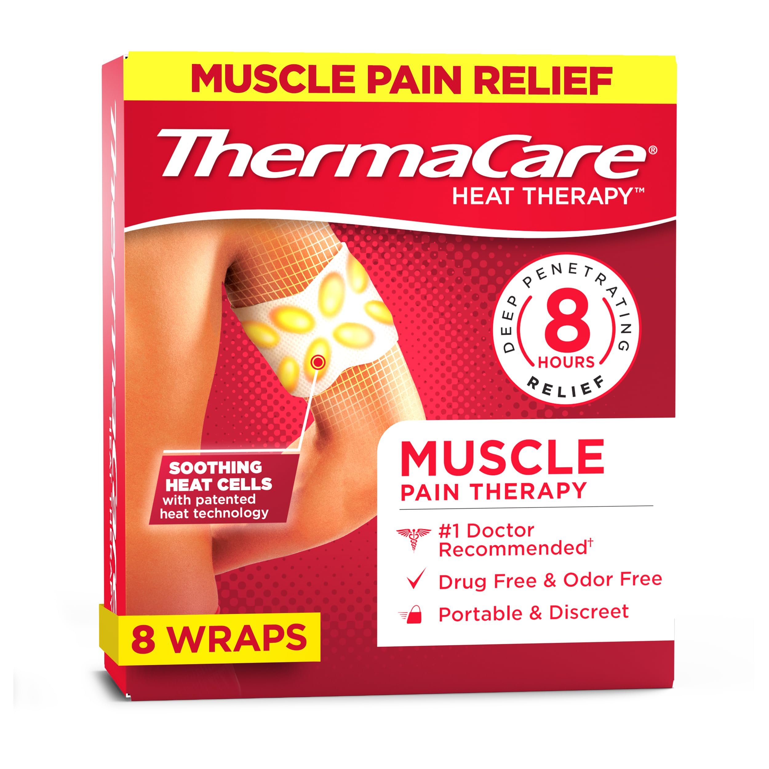 ThermaCare Thermowrap dos : chaleur ciblée pour soulager les douleurs dorsales.