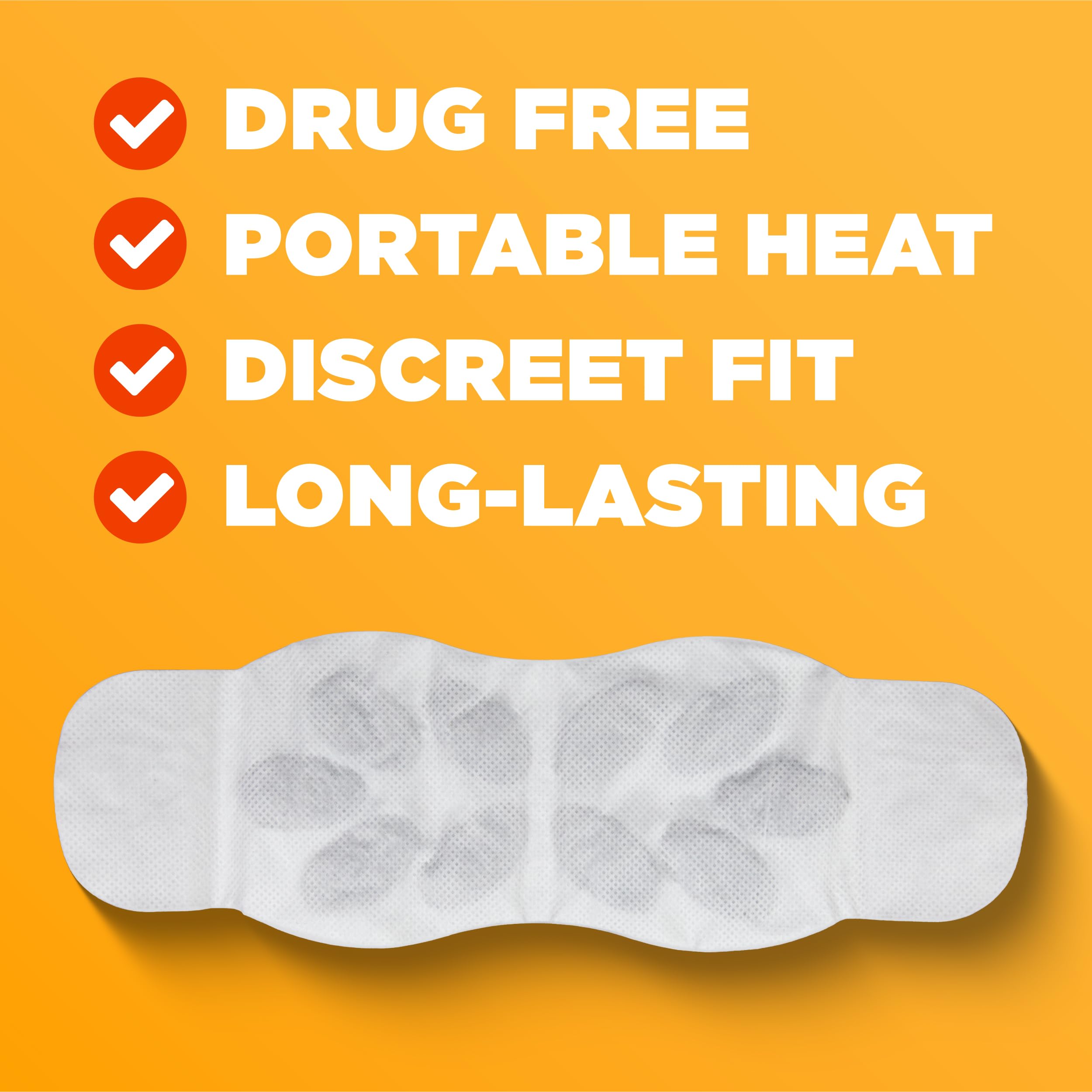 ThermaCare Thermowrap portable sans fil : solution discrète et mobile.