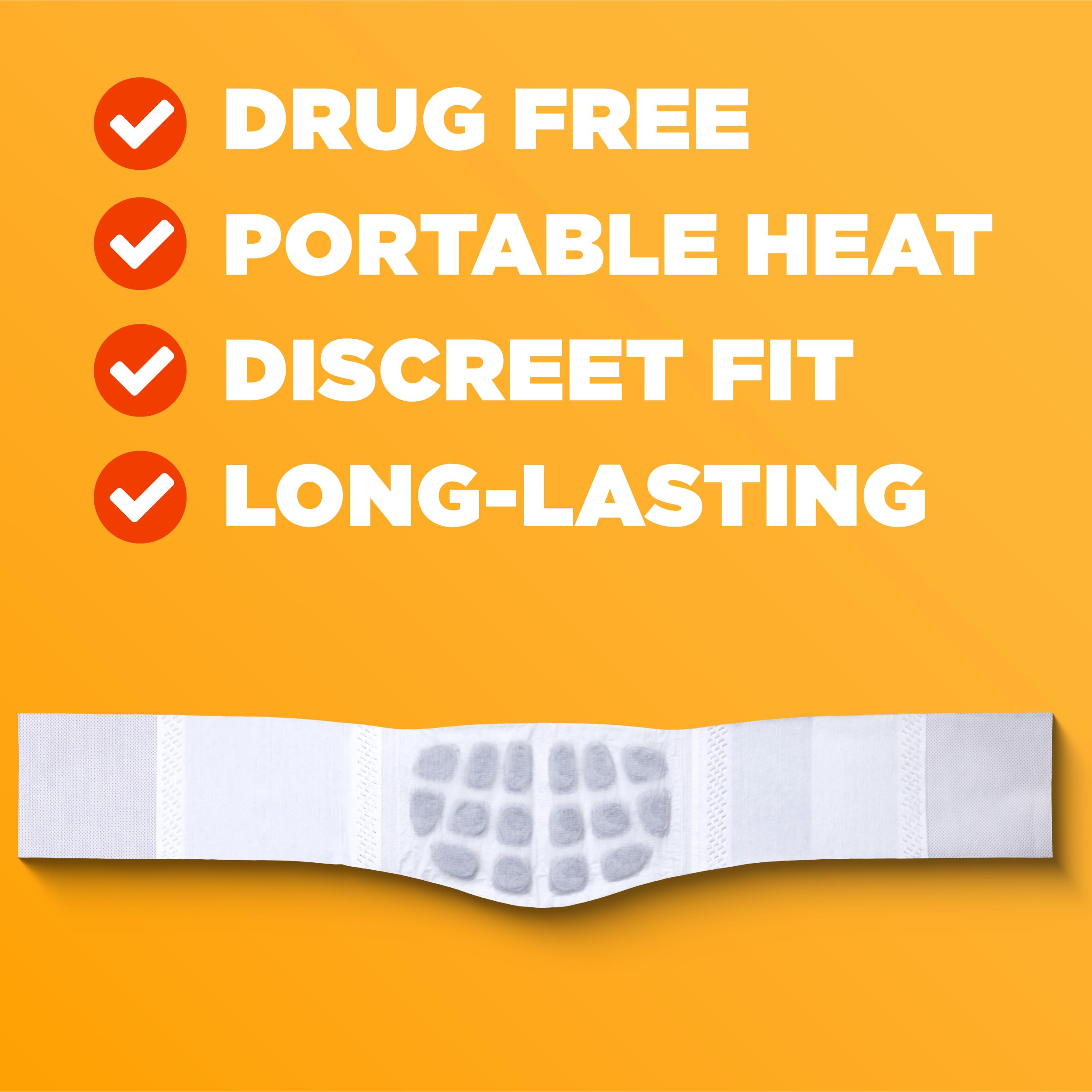 ThermaCare sans medicaments, utilisation simple et pratique.