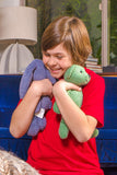 Thermal-Aid ours vert peluche remplissage maïs: matériau naturel et durable.