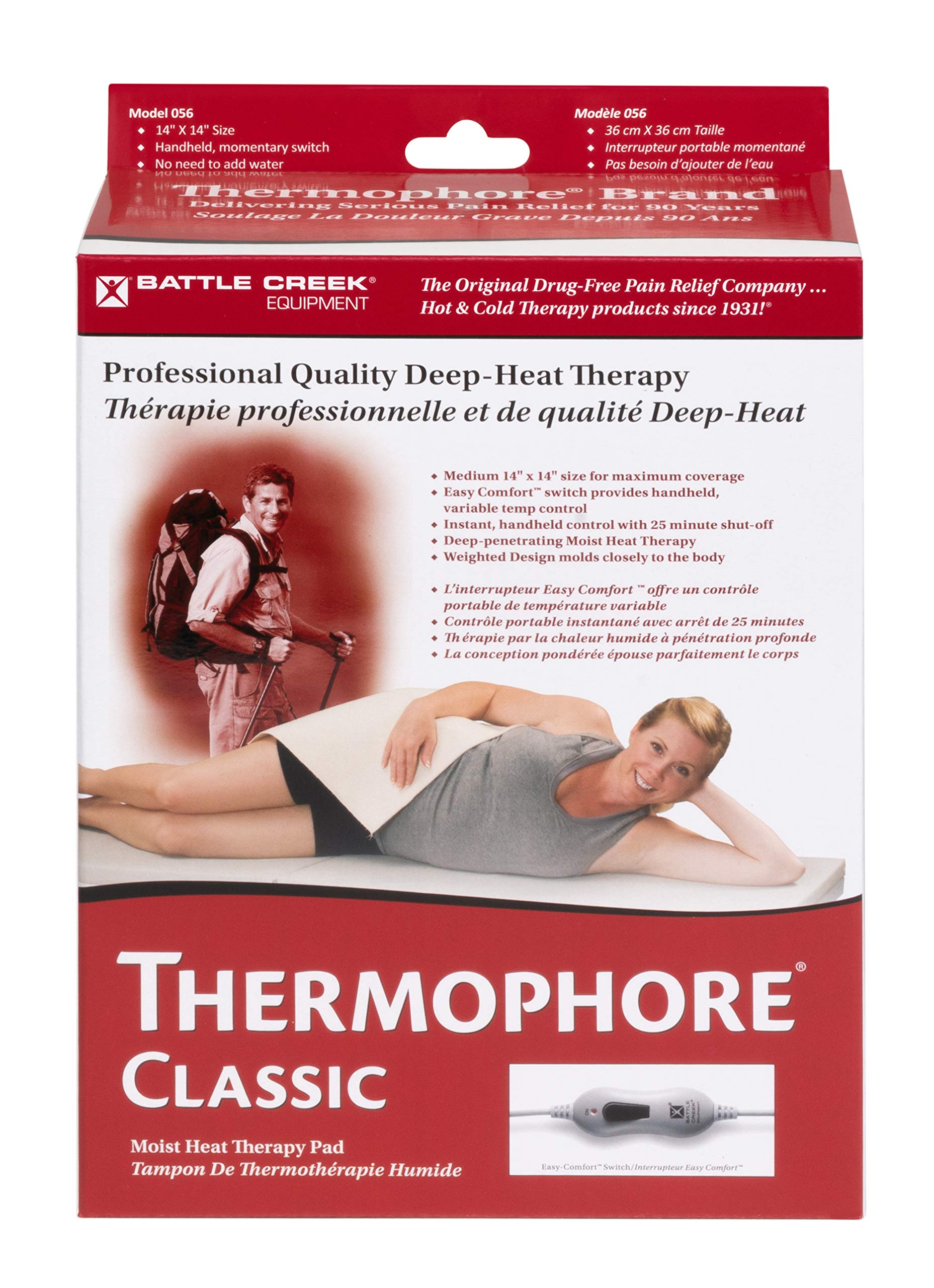 Thermophore Classic 056 – commande par pression pour une chaleur humide ciblée.