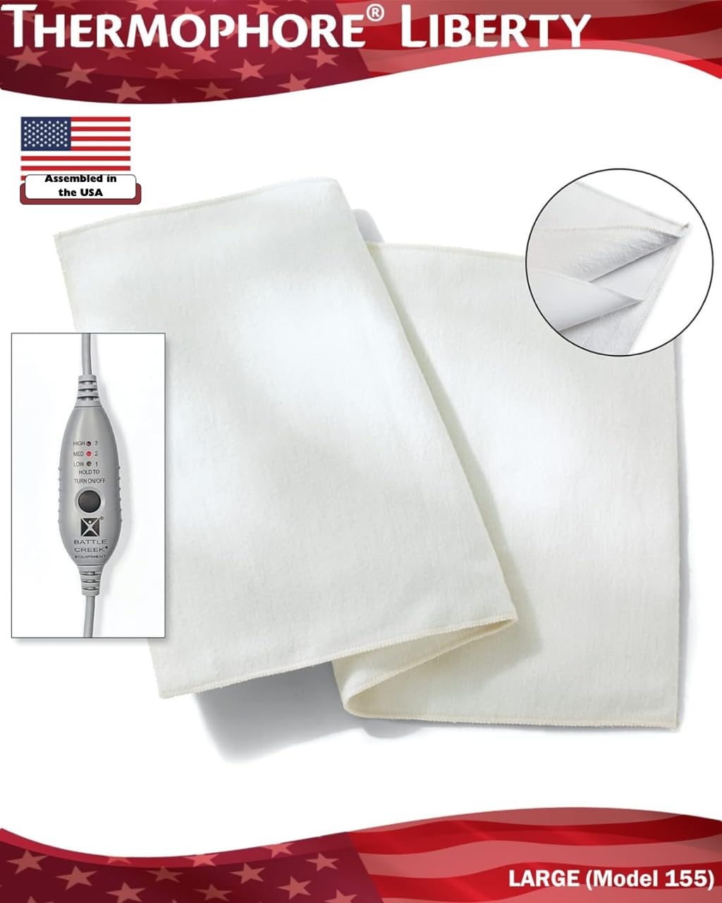 Housse amovible et lavable Thermophore Liberty 2: hygiène pratique