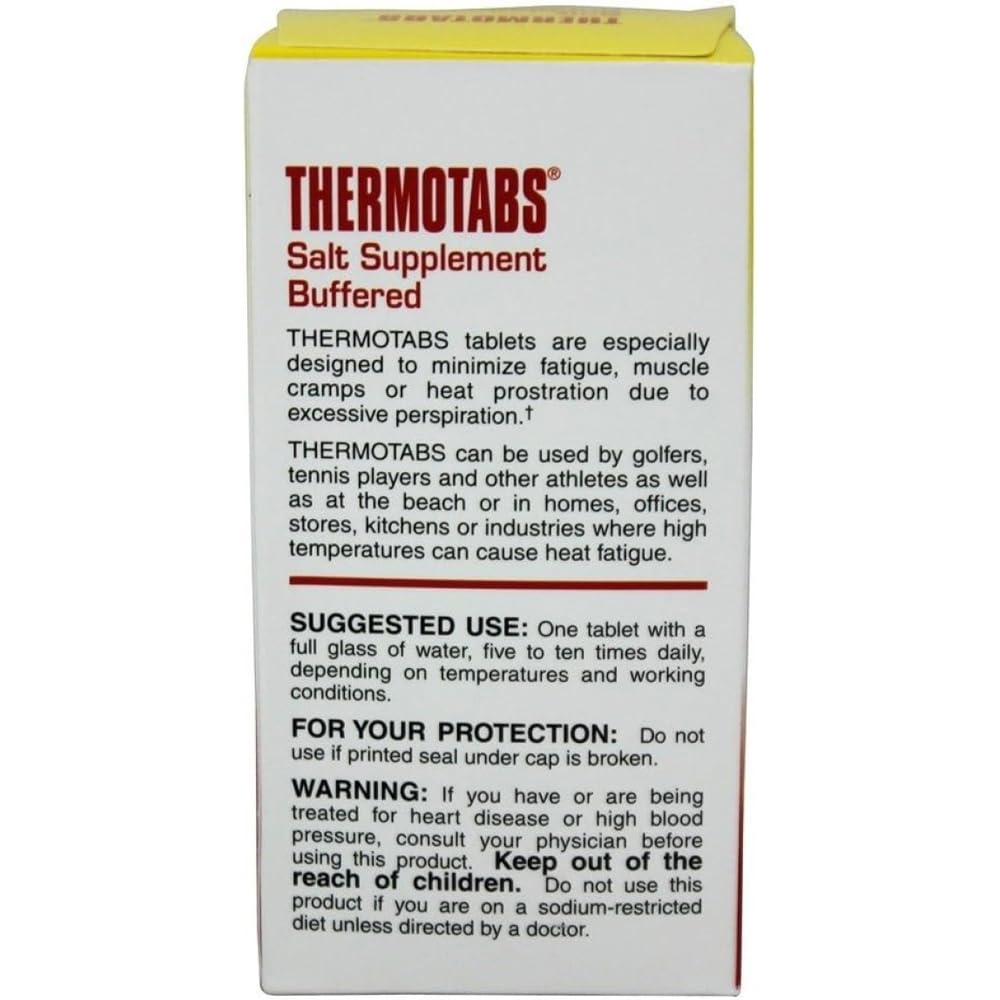 Thermotabs tablettes sel bufferlees, dose simple pour votre routine quotidienne.