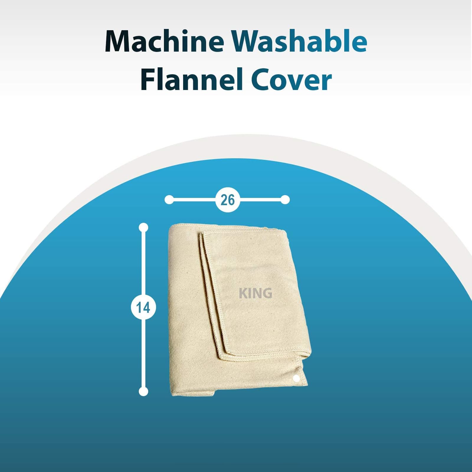 Thermotech couverture flanelle absorbante protège vêtements et peau.