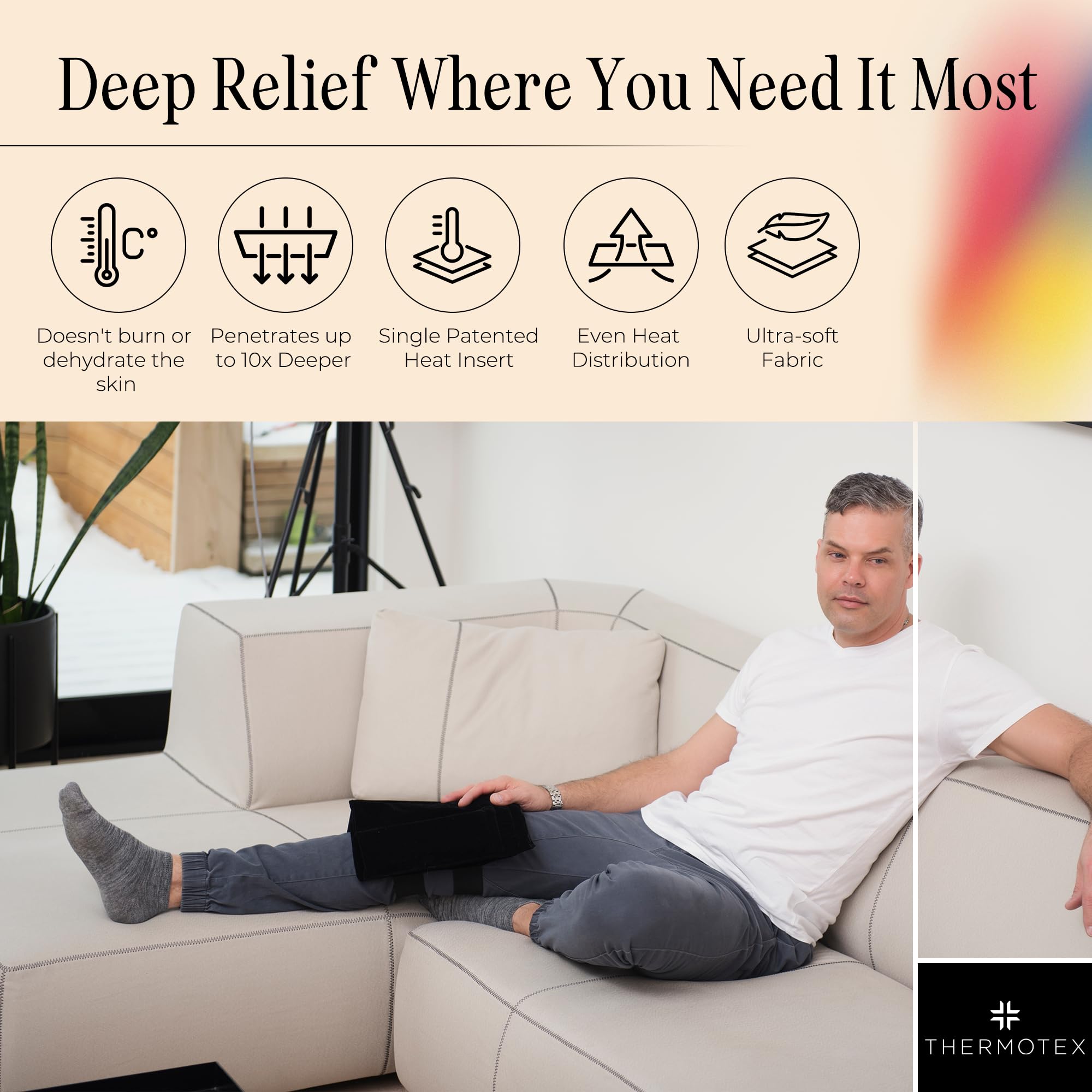 Thermotex contrôle chaleur, réglages simples pour confort personnalisé.