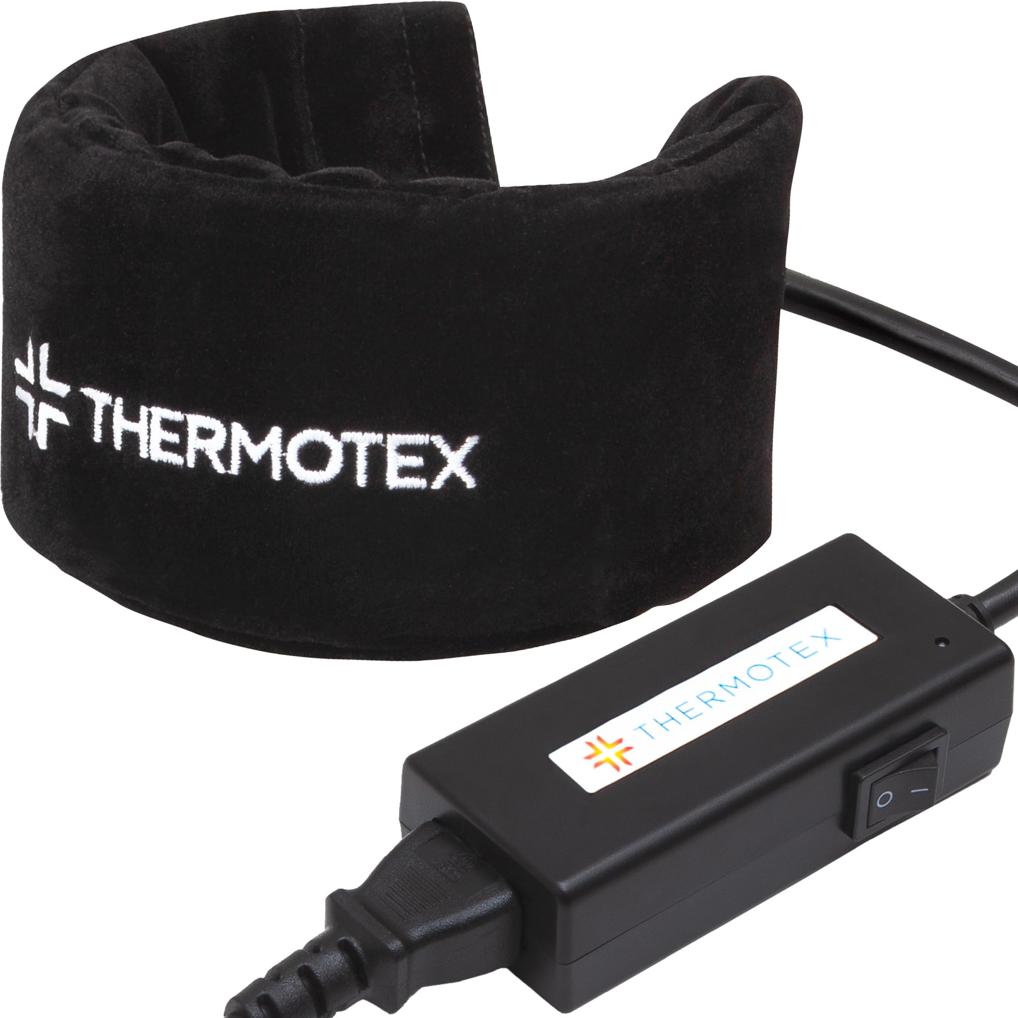 Thermotex coussin chauffant pour le cou, chaleur ciblée pour détendre les muscles.