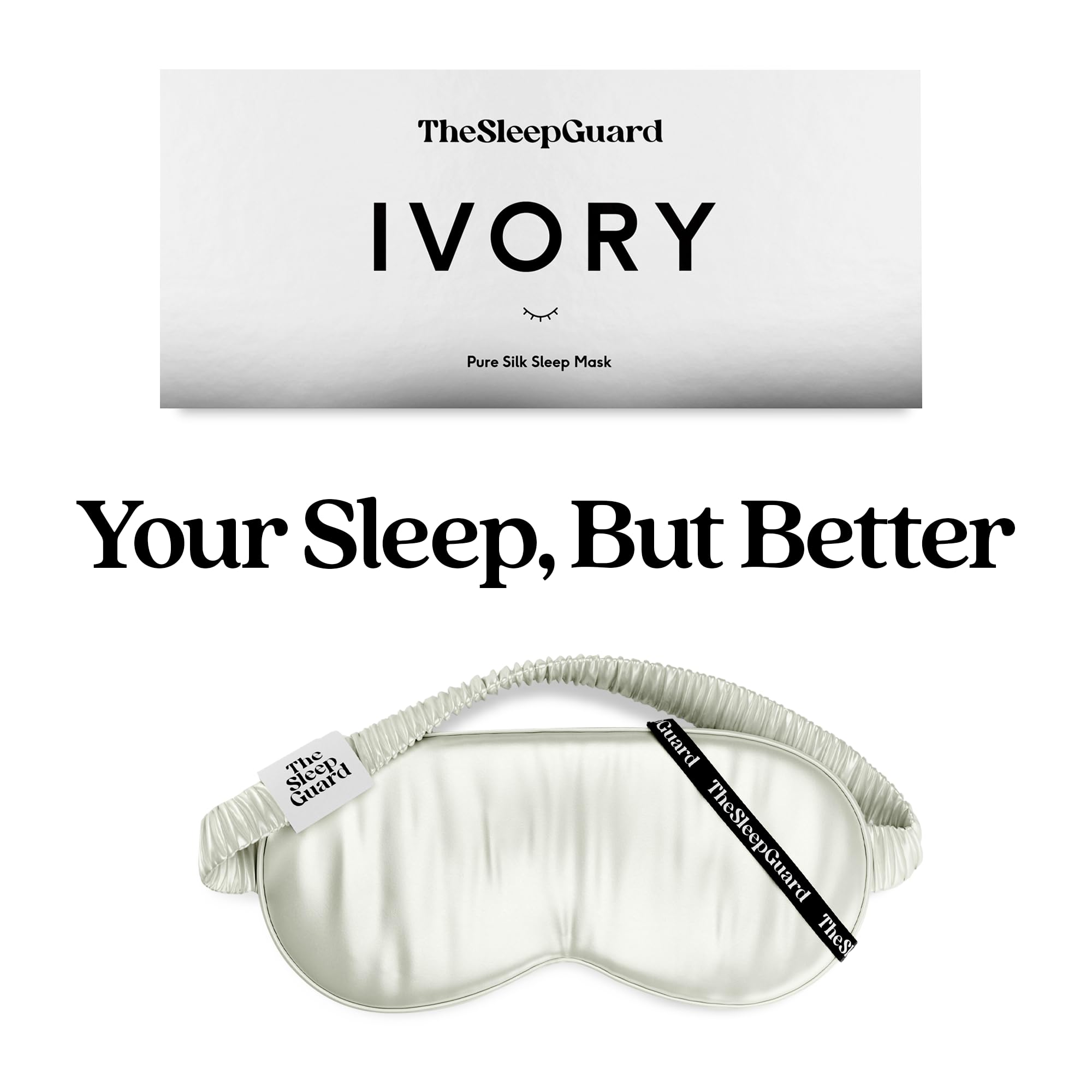 TheSleepGuard masque-yeux-soie-pure-blocage-lumiere: lumière bloquée pour des nuits plus calmes.