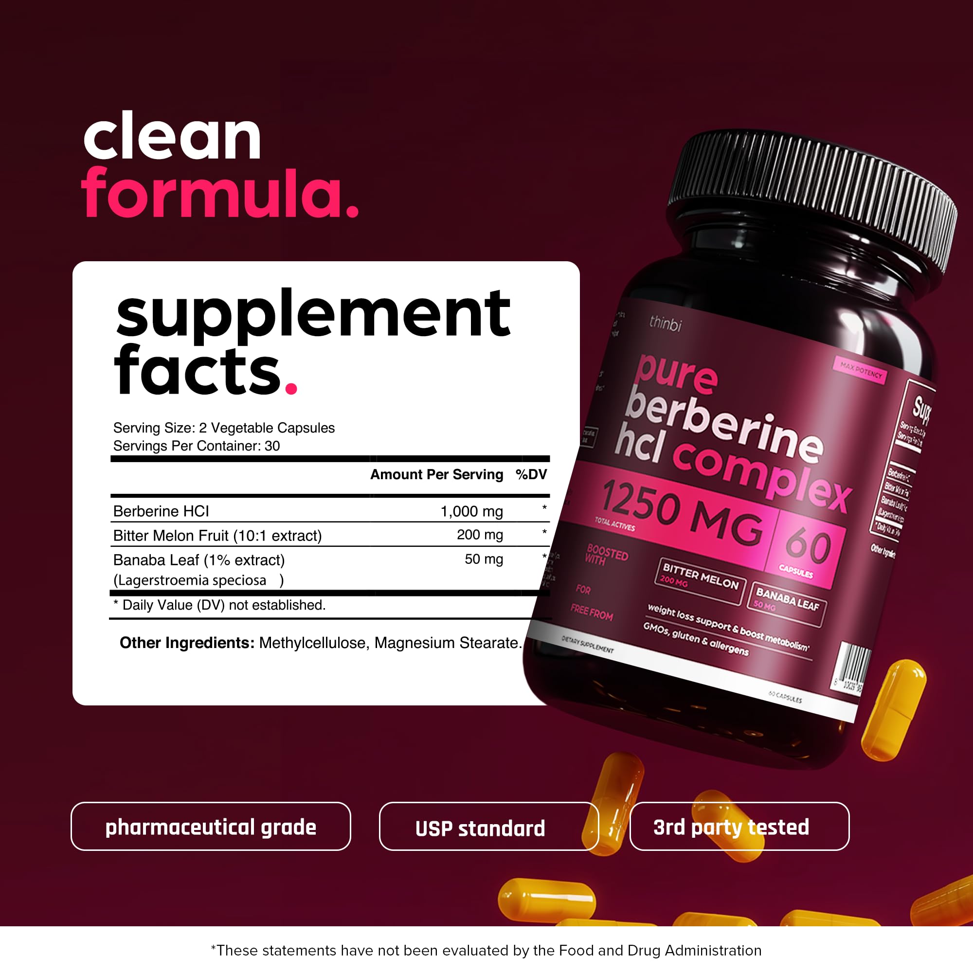 Gélules THINBI Berberine—utilisation simple au quotidien.