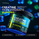 Thinbi Creatine Gummies – texture agréable pour prise pré-entraînement.