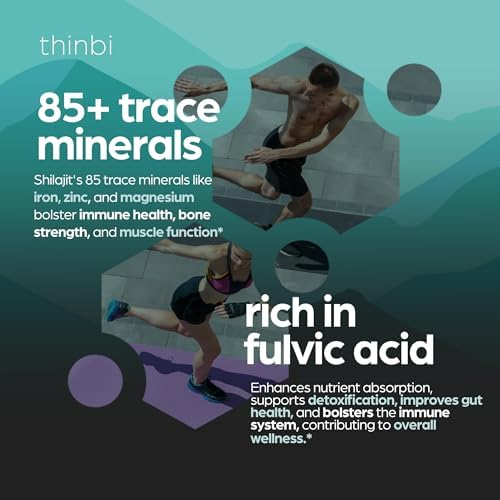 THINBI Pure Shilajit — sans additifs ni charges, pure et naturelle.
