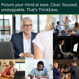 ThinkEase: bouteille et verre d eau, routine simple et pratique.