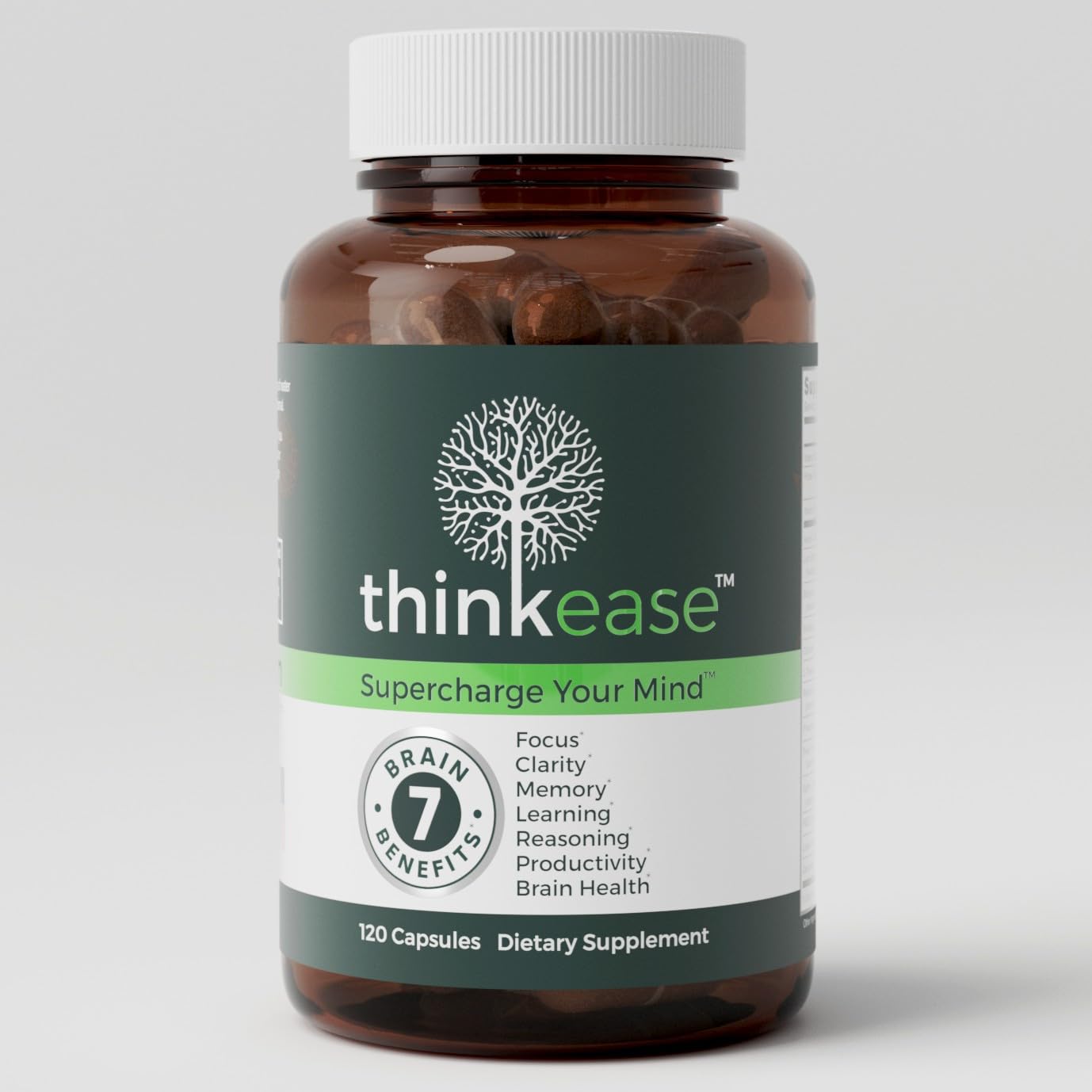 ThinkEase: versement de la bouteille, soutien potentiel à la concentration et à la clarté.