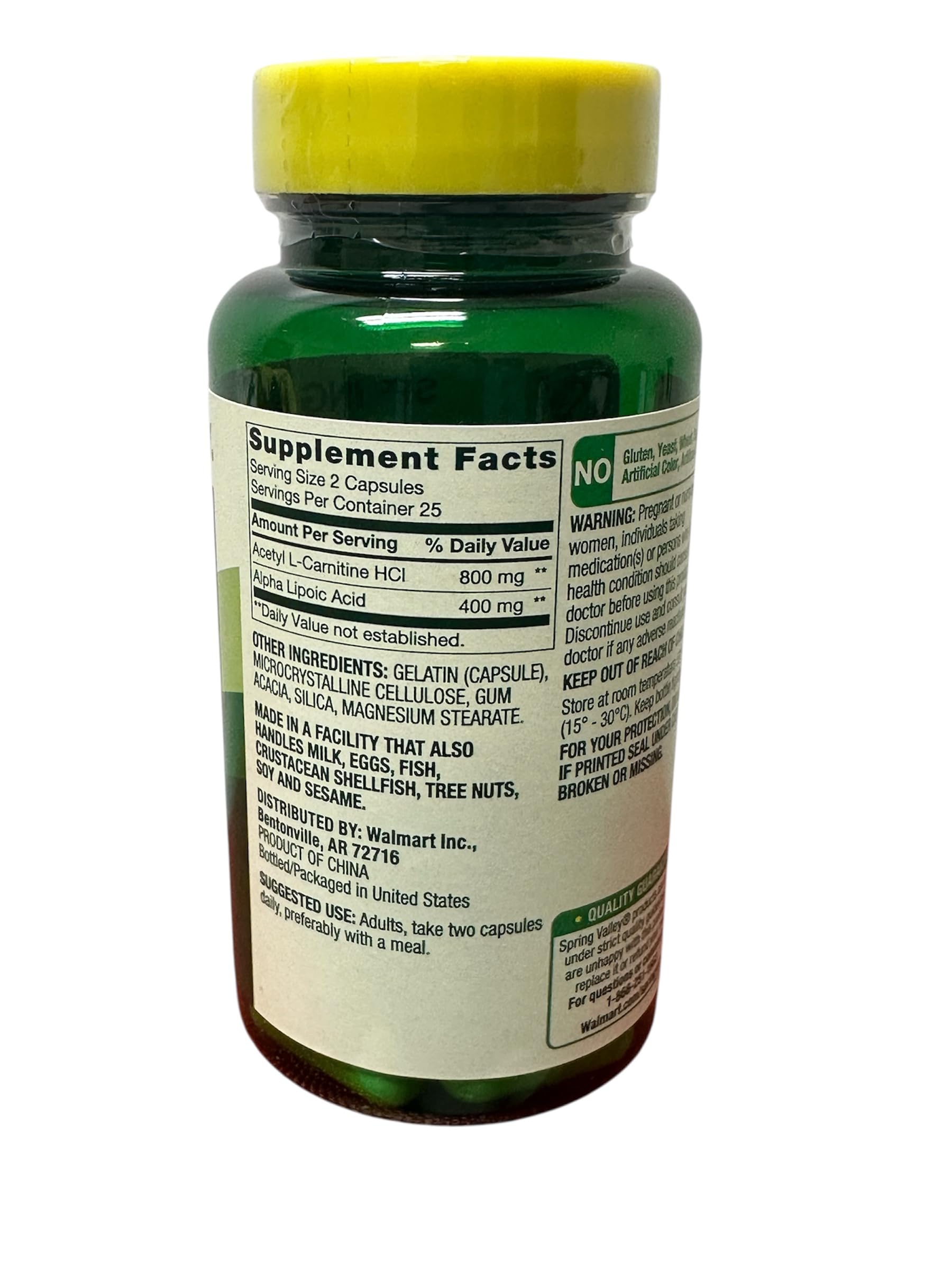 ThisNThat étiquette bouteille acide lipoïque affichant les doses et conseils d’utilisation pour vous aider à planifier vos prises.