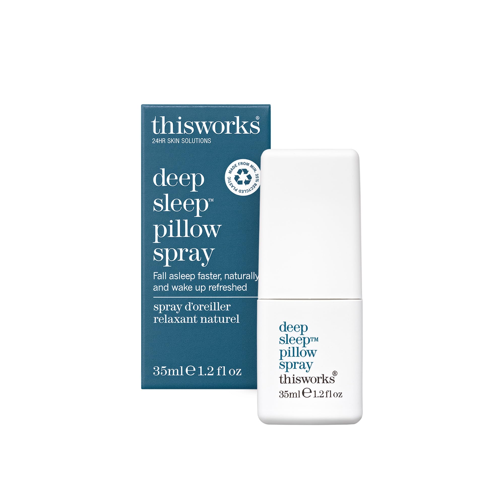 THISWORKS Deep Sleep Pillow Spray: bouteille lavande pour un endormissement paisible.