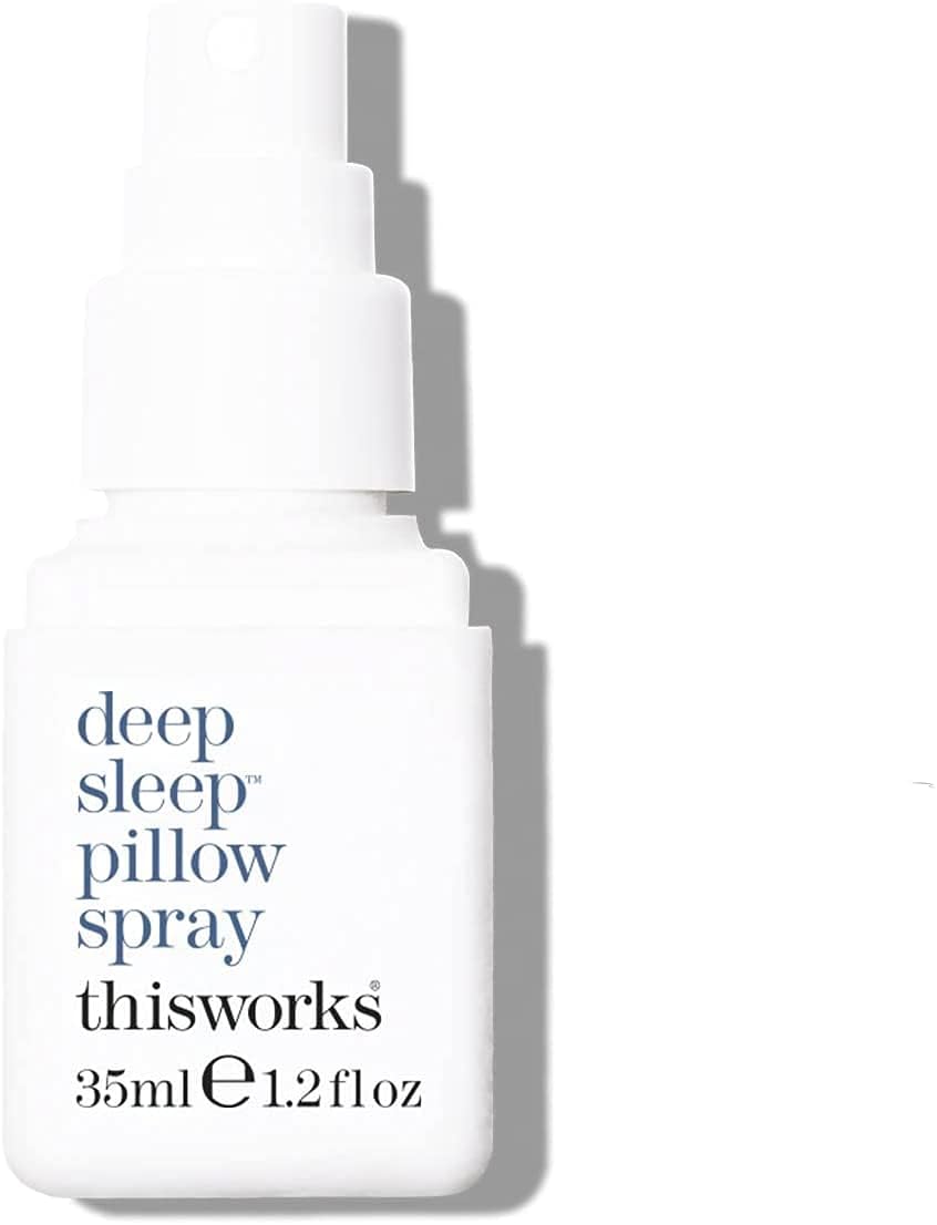 THISWORKS Deep Sleep Pillow Spray: mini format 35 ml pratique en voyage.