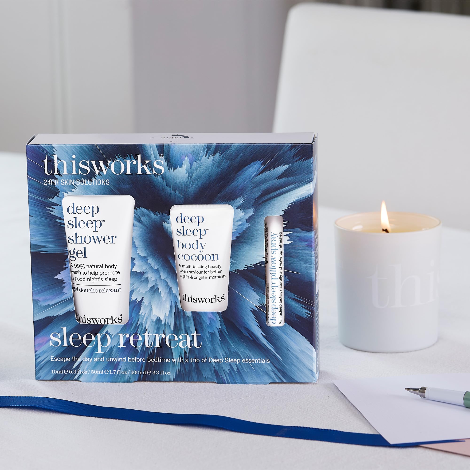 THISWORKS gel douche sommeil pour une douche apaisante avant le coucher.