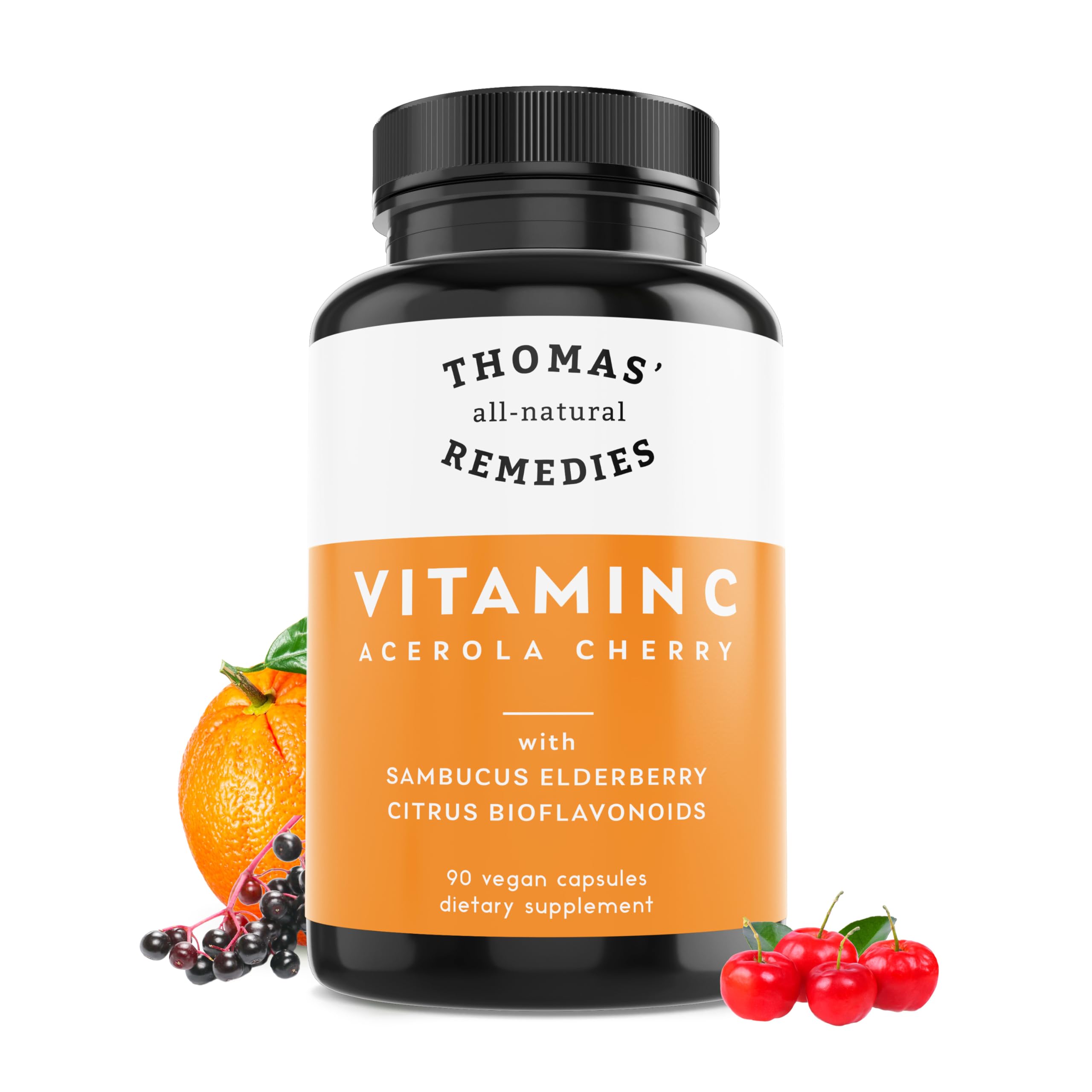 Formulation complète Thomas' Vitamine C — mélange naturel et efficace.