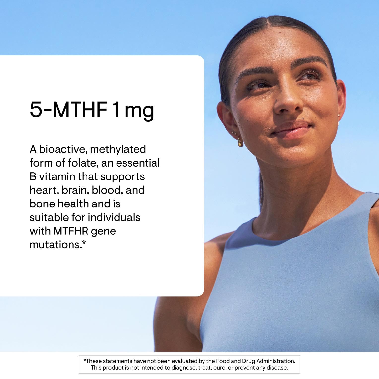 THORNE 5-MTHF: emballage 60 portions, routine pratique.