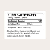 THORNE acide-alpha-lipoïque 300 mg capsules — prise pratique et soutien oxydatif quotidien.