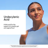 THORNE acide undecylenique – étiquette sans gluten et informations produit claires.
