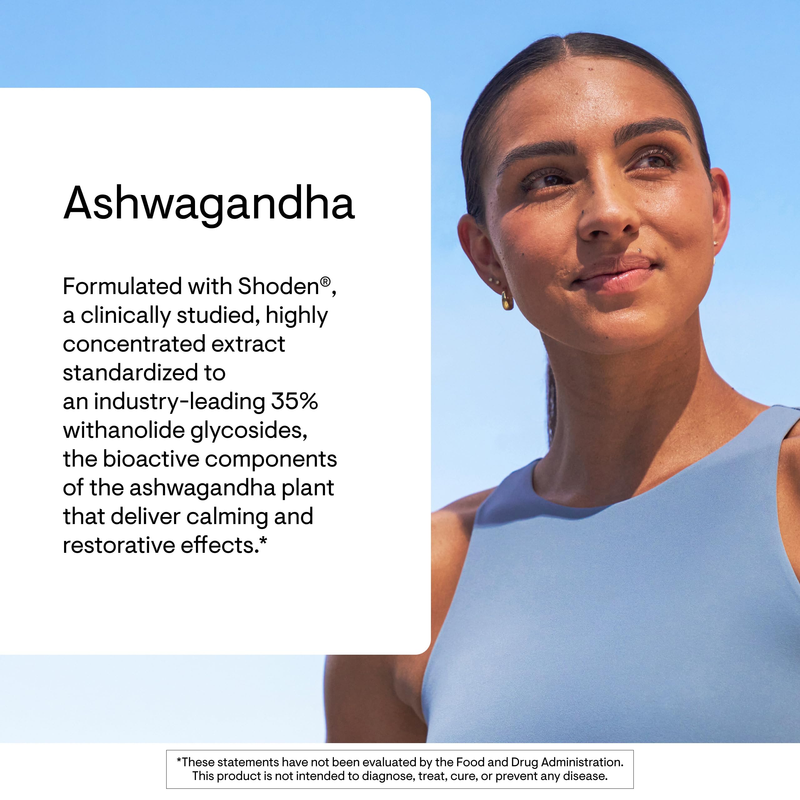 THORNE Ashwagandha: etiquette et bouteille visibles, signe de qualité et traçabilité.