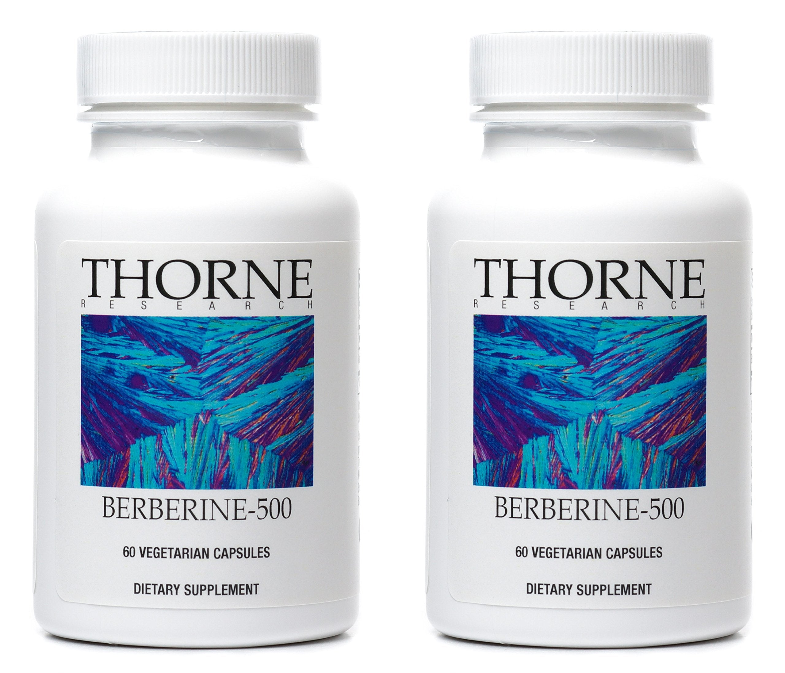 THORNE BERBERINE-500 pack de deux bouteilles, routine quotidienne pratique.