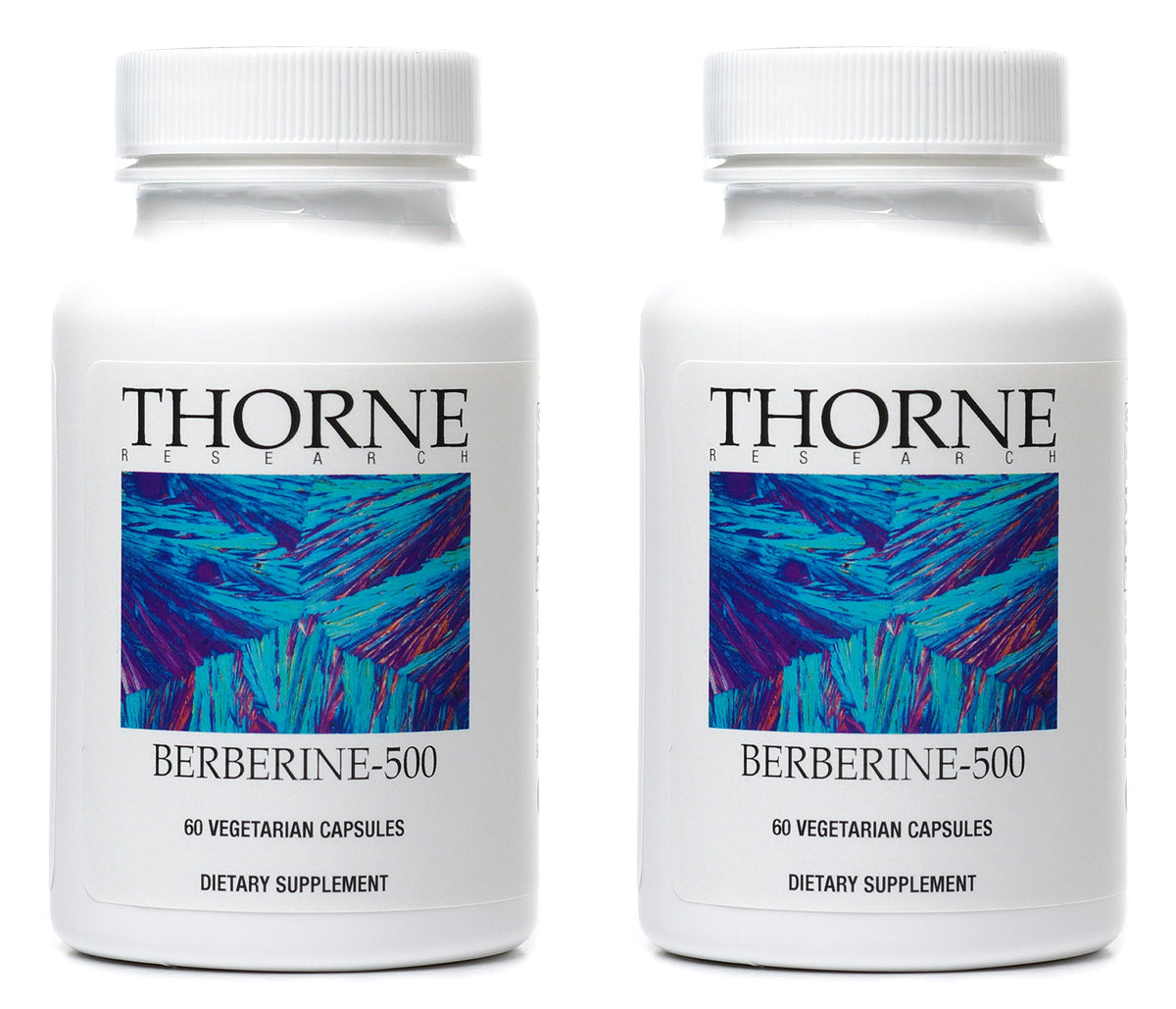 THORNE BERBERINE-500 pack de deux bouteilles, routine quotidienne pratique.