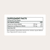 Thorne Calcium-Magnesium Malate : gélules en gros plan favorisant la relaxation musculaire.