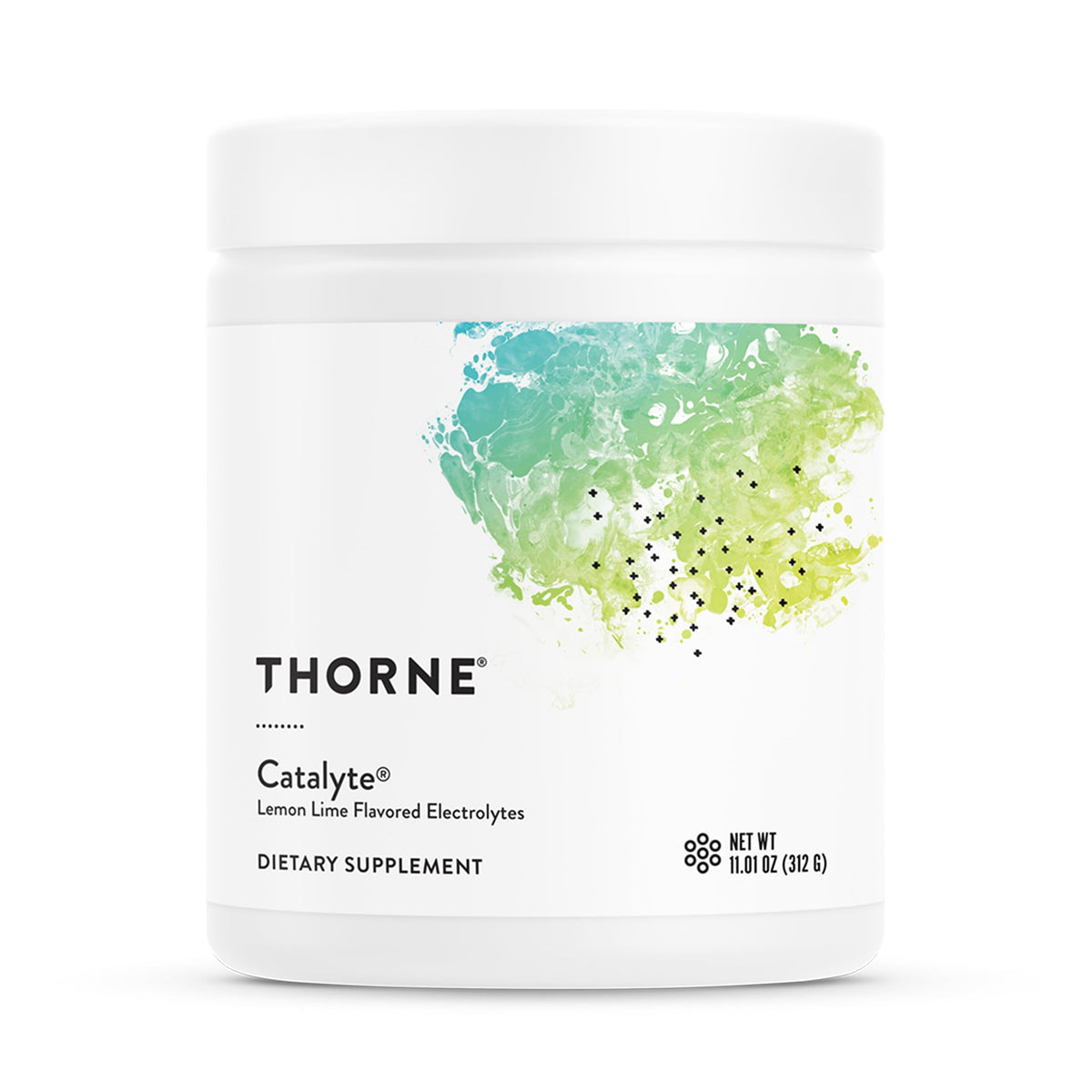 Thorne Catalyte, rafraîchissement électrolytes citron-lime pour l'hydratation pendant l'entraînement.