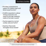 Emballage Thorne Heart Health Complex axé sur la traçabilité et la qualité.