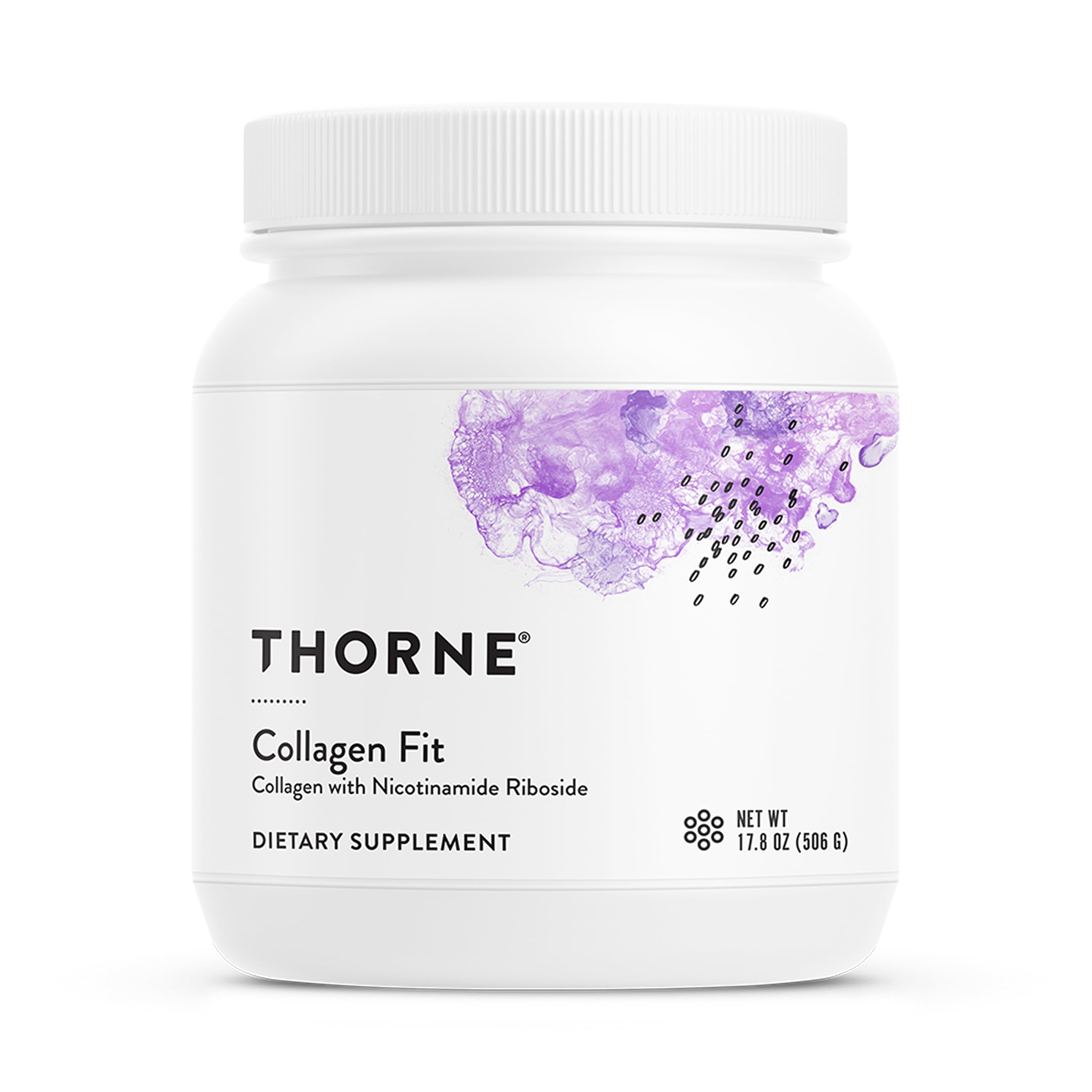 THORNE Collagene Fit — boîte-poudre: supplément quotidien pour soutien articulaire.