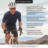 THORNE Creatine Alpha GPC poudre micronisee, certification NSF pour le sport.