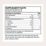 THORNE Creatine + BCAAs Peach Mango - poudre micronisee se melange facilement avant l'entraînement.