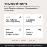 THORNE Creatine, certifiée NSF pour le sport, assurance qualité et conformité.