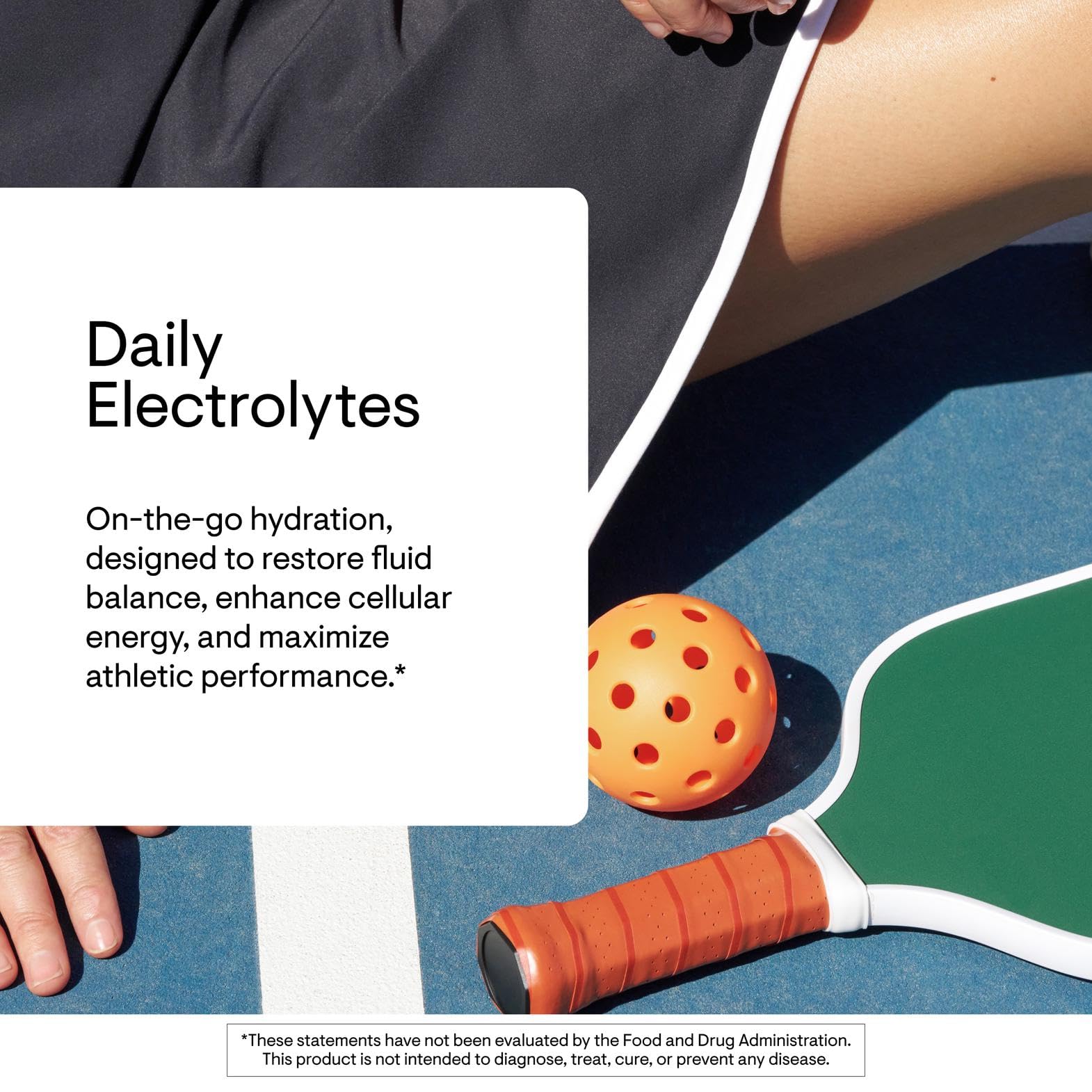 THORNE Daily Electrolytes saveurs naturelles en stick-pack pratique