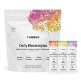 THORNE Daily Electrolytes stick-pack zéro sucre pour hydratation rapide