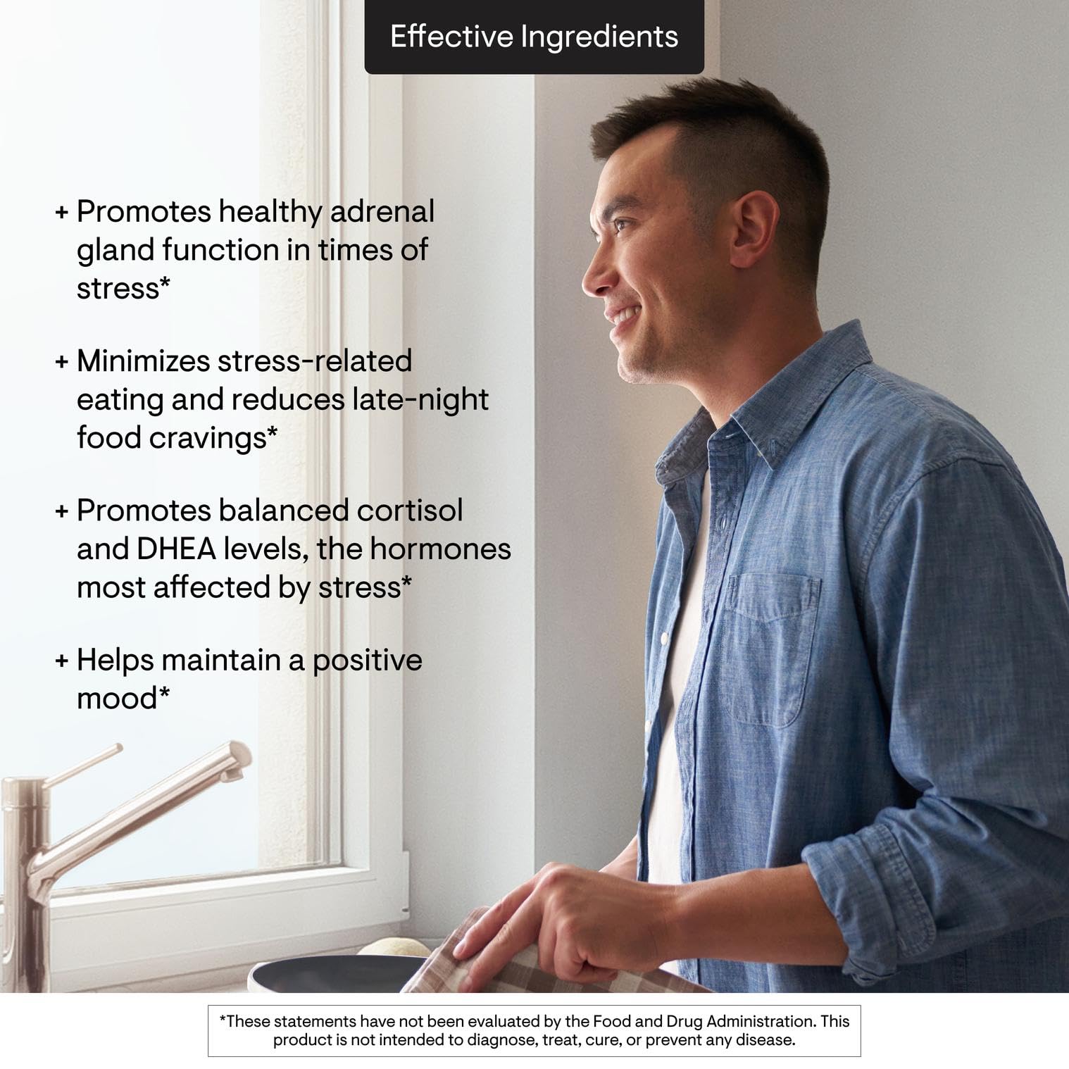 Thorne Craving et Stress, fiche nutritionnelle claire pour suivre les ingrédients
