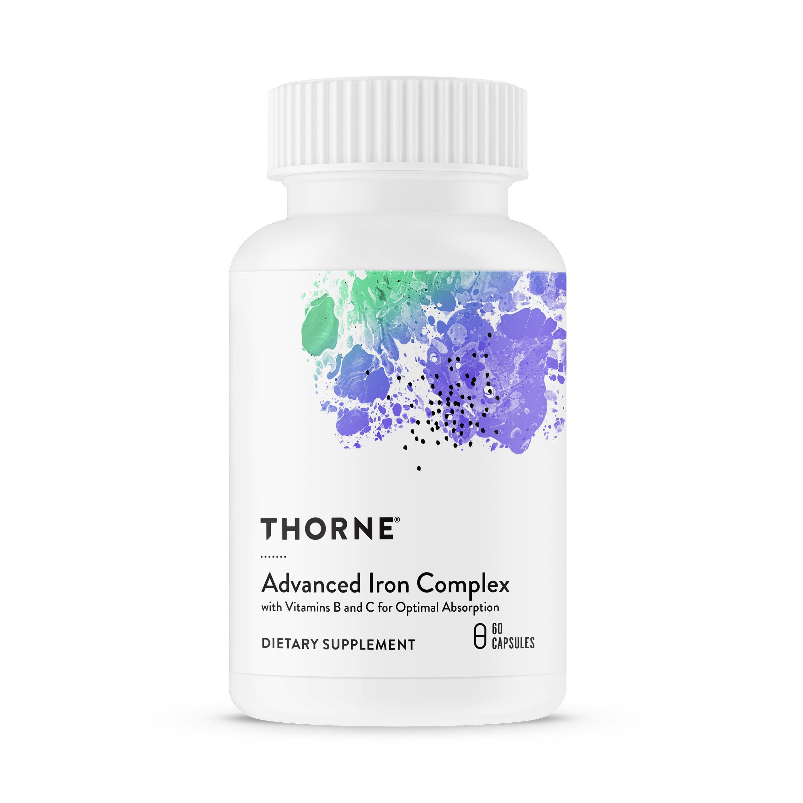 THORNE fer bisglycinate – capsule pour absorption efficace.