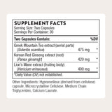 THORNE Ginseng Plus – Capsules faciles à avaler pour la clarté mentale.