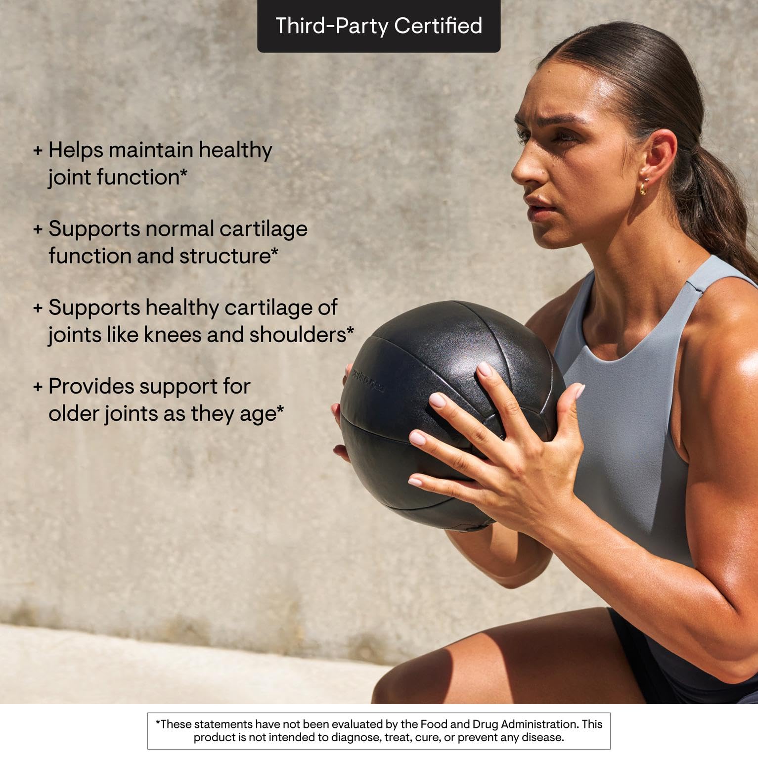 THORNE Glucosamine et Chondroïtine – ingrédients sans allergènes majeurs pour plus de sécurité.